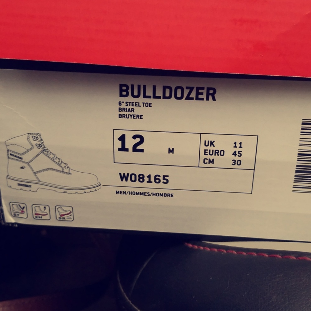 Brand new Men's steel toe boots